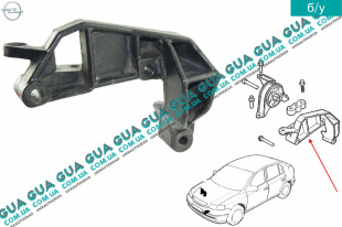 Кронштейн крепления  двигателем   