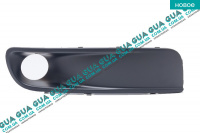 Накладка декоративная / молдинг / листва переднего бампера правая ( вставка под противотуманые фары ) решетка VW / ВОЛЬКС ВАГЕН TRANSPORTER V 2003- / ТРАНСПОРТЕР 5 03- 2.0TDI (1968 куб.см.)