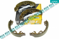 Тормозные колодки задние ( барабанные 203x38 мм ) Ford / ФОРД C-MAX 2003-2007 / ФОКУС С-МАКС 2.0TDCI  (1997 куб. см.)