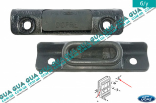 Направляющая втулка / упор боковой сдвижной двери ( фиксатор ) 1шт.   