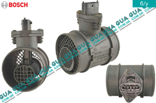 Расходомер воздуха ( воздухомер / датчик массового расхода воздуха ) ДМРВ   