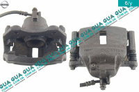 Суппорт передний левый Nissan / НИССАН ALMERA N16 / АЛЬМЭРА Н16 2.2 DCI ( 2184 куб.см.)