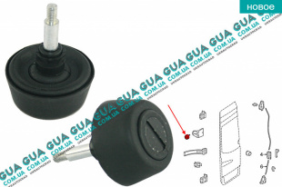 Магнит держатель задних дверей ( фиксатор / упор ) на кузов   