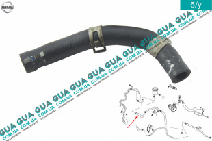 Трубка / патрубок бачка гидроусилителя руля ( жидкости ГУР) Nissan / НИССАН ALMERA N16 / АЛЬМЭРА Н16 2.2 DCI ( 2184 куб.см.)