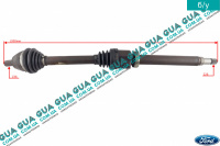 Полуось передняя правая Z 26/36 ( привод в зборе с шрусами ) Volvo / ВОЛЬВО C30 2.0D (1998 куб. см.)