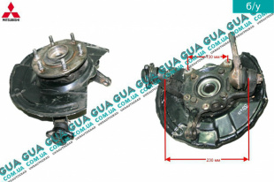 Поворотный кулак / цапфа правая с ступицей под ABS / АБС   
