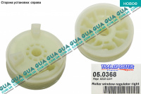 Ролик стеклоподъемника правый