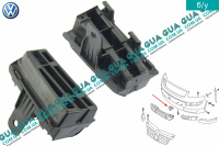 Кронштейн / направляющая переднего бампера  ( правый )