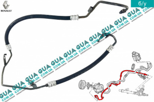 Шланг / патрубок гидроусилителя руля ( трубка высокого давления ГУР ) 4X4   