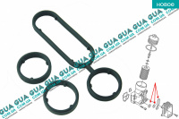 Прокладка корпуса масляного фильтра ( теплообменника ) Seat / СЕАТ LEON 2005- 1.6TDI (1598 куб.см.)