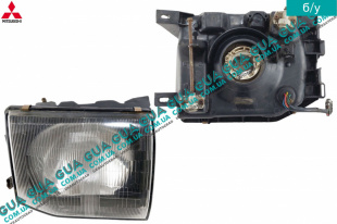 Фара передняя правая Mitsubishi / МИТСУБИСИ PAJERO II 1990-2000 / ПАДЖЕРО 2 90-00 3.0 V6 4WD (2972 куб.см.)