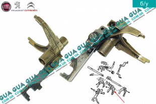 Вилка включения 3-4 передачи КПП ( коробки переключения передач )    