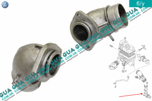 	Патрубок воздушного фильтра от расходомера к турбине   