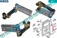  Ролик / кронштейн боковой левой сдвижной двери средний