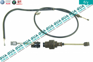 Трос ручного тормоза левый L1698мм Seat / СЕАТ TOLEDO II 1999-2006 2.3 V5 20V (2324 куб.см.)