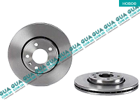 Тормозной диск вентилируемый передний