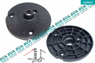 Опорная подушка задней пружины верхняя ( проставка / отбойник ) 1шт.   
