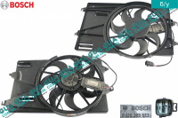 Диффузор основного радиатора ( Вентилятор с моторчиком )