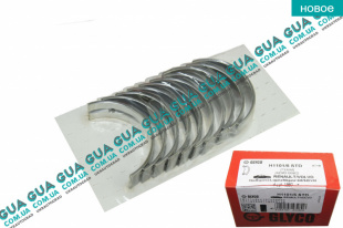 Вкладыши коленвала коренные ( к-кт ) STD Renault / РЕНО CLIO II / КЛИО 2 1.9DTI (1870 куб.см.)