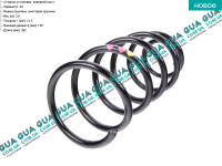 Пружина передняя Seat / СЕАТ TOLEDO II 1999-2006 1.8 20V (1781 куб.см.)