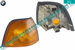  Указатель поворота правый желтый поворотник BMW / БМВ 3-series E-36 1990-2000 318tds (1665 куб. см.)
