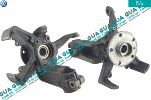 Поворотный кулак / цапфа левая с ступицей под ABS / АБС Z 36 ( краб ) Seat / СЕАТ LEON 2005- 1.6LPG (1595 куб.см.)