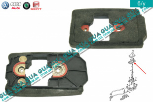 Крышка / защита кулисы КПП   