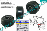 Втулка переднего стабилизатора  нижняя / тяги  стабилизатора ( стойки ) D12.5 1шт
