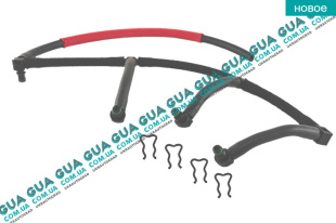 Трубка топливная обратки ( возвратка )  шланг форсунок    
