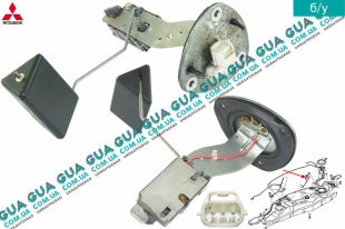 Датчик уровня топлива в баке Mitsubishi / МИТСУБИСИ PAJERO III 2000-2006 / ПАДЖЕРО 3 00-06 3.5 (3497 куб.см.)