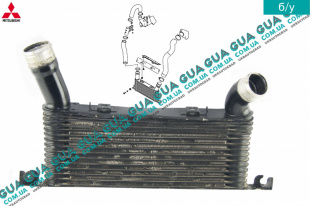 Радиатор интеркулера Mitsubishi / МИТСУБИСИ PAJERO IV 2006- / ПАДЖЕРО 4 06- 3.2DI-D (3200 куб.см.)