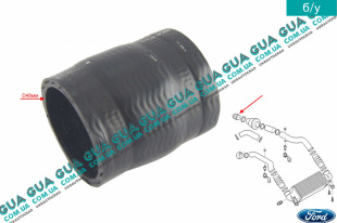 Патрубок интеркулера от турбины к интеркулеру    