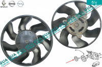 Вентилятор основного радиатора с моторчиком D285 лопастей 7