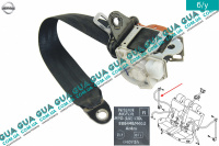 Ремень безопасности инерционный задний правый Nissan / НИССАН ALMERA N16 / АЛЬМЭРА Н16 2.2 DCI ( 2184 куб.см.)