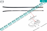 Молдинг / накладка крыши кузова правый Mazda / МАЗДА 323 F 1998-2004 1.4 16V (1324 куб.см.)