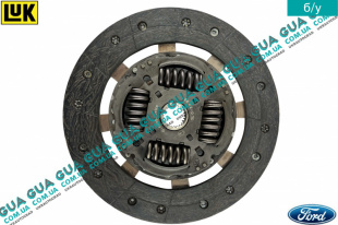 Диск сцепления ( фередо )  D250 Ford / ФОРД TRANSIT 2006- / ТРАНЗИТ 06- 2.2TDCI (2198 куб.см.)