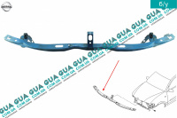 Панель передняя / элемент жесткости / опора радиатора / ( телевизор ) Nissan / НИССАН ALMERA N16 / АЛЬМЭРА Н16 2.2 DCI ( 2184 куб.см.)