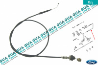 Трос газа 1425 мм Ford / ФОРД ESCORT 1995-2002 / ЭСКОРТ 95-02 1.8 16V (1796 куб.см. )