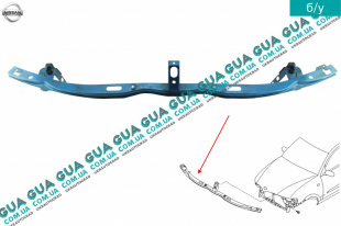 Панель передняя / элемент жесткости / опора радиатора / ( телевизор ) Nissan / НИССАН ALMERA N16 / АЛЬМЭРА Н16 2.2 DCI ( 2184 куб.см.)