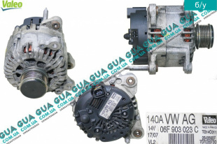  Генератор 140A Seat / СЕАТ IBIZA V 2017 - 2.0TDI (1968 куб.см.)