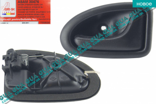 Ручка двери внутренняя правая ( под трос )   