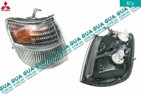 Указатель поворота правый белый поворотник Mitsubishi / МИТСУБИСИ PAJERO II 1990-2000 / ПАДЖЕРО 2 90-00 2.5TD 4WD (2477 куб.см.)