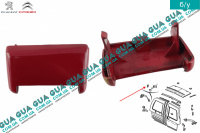 Молдинг ( накладка ) верхней петли задней двери левой Peugeot / ПЕЖО PARTNER M59 2003-2008 / ПАРТНЕР М59 03-08 1.9D (1868 куб.см.)