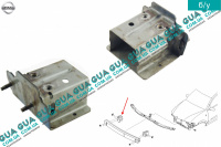 Кронштейн усилителя переднего бампера ( правый ) Nissan / НИССАН ALMERA N16 / АЛЬМЭРА Н16 2.2 DCI ( 2184 куб.см.)