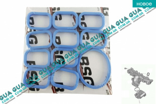 Прокладка впускного коллектора ( сальник комплект 11шт. 06-)   