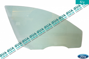 Стекло двери передней правой Ford / ФОРД FOCUS I 1998-2004 / ФОКУС 1 98-04 1.4 V16 (1388 куб. см.)
