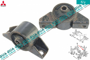 Подушка / опора  переднего редуктора Mitsubishi / МИТСУБИСИ PAJERO IV 2006- / ПАДЖЕРО 4 06- 3.2DI-D (3200 куб.см.)