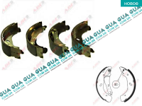 Тормозные колодки задние ( барабанные ) ( RWD )