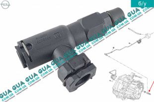 Трубка / тройник прокачки сцепления / штуцер   
