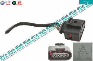 Фишка / разъем с прововодами / штекер катушки зажигания   